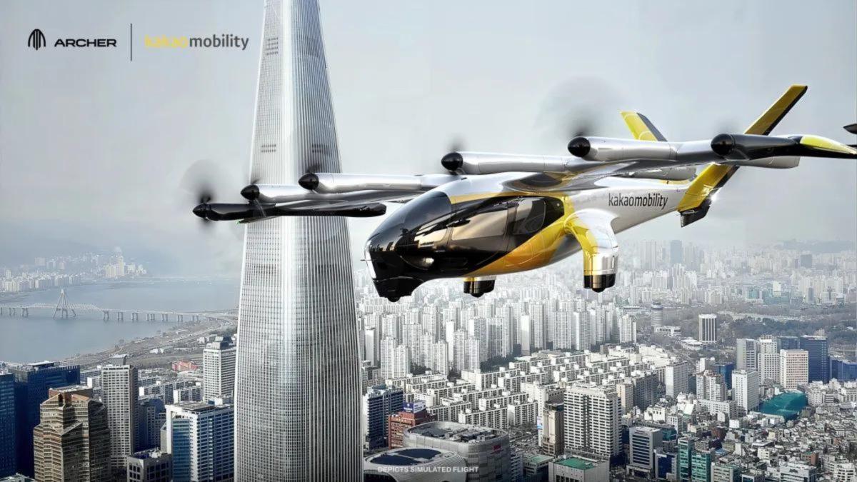 Archer Aviation And Kakao Mobility To Launch Electric Air Taxis By