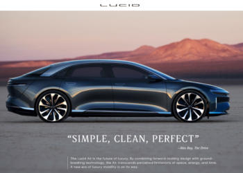 LG partners with Lucid Motors for Lucid Air electric vehicle battery