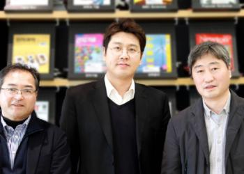 (From left) Yuichi Aihara, Principal Engineer from SRJ, Yong-Gun Lee, Principal Researcher and Dongmin Im, Master from SAIT.