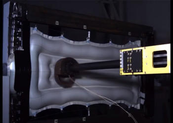 roof airbag tested for durability