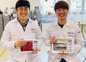 krict safety sticker on food item