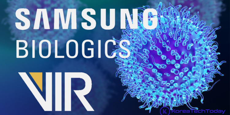 Samsung Biologics signed with Vir Biotechnology a manufacturing agreement worth approximately $362 million to mass-produce COVID-19 treatment.