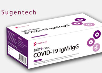 Sugentech's SGTi-flex COVID-19 IgM-IgG.