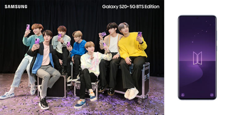 Samsung Electronics reveals BTS edition of its Galaxy S20 and Galaxy Earbuds.