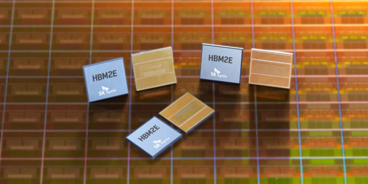SK Hynix's fastest high-performance DRAM solution HBM2E.
