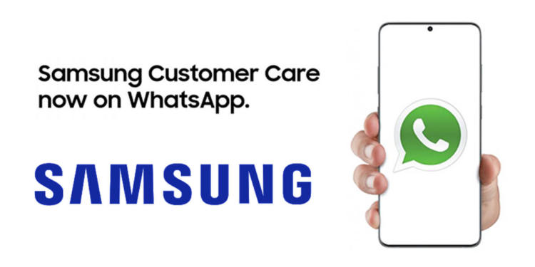 Samsung to extend its contactless customer service support through WhatsApp to give solutions to clients' inquiries from the comfort of their homes