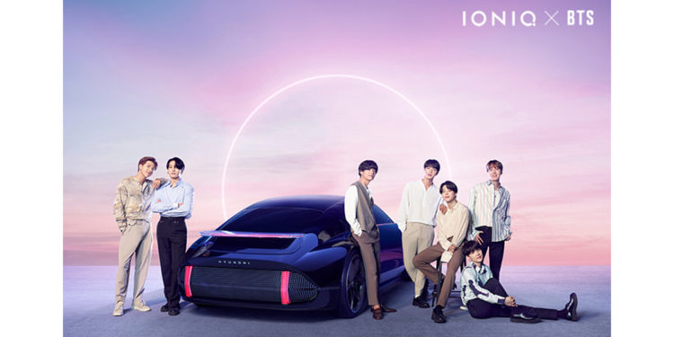 Hyundai motor in collaboration with BTS launch dedicated EV Brand IONIQ song "IONIQ: I'm On It."