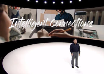 Roh Tae-moon, President of Samsung's mobile communications business, delivers his opening speech during the Samsung's first online Galaxy Unpacked 2020 event.