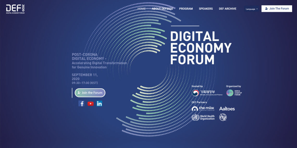 DEF2020 POST-CORONA DIGITAL ECONOMY