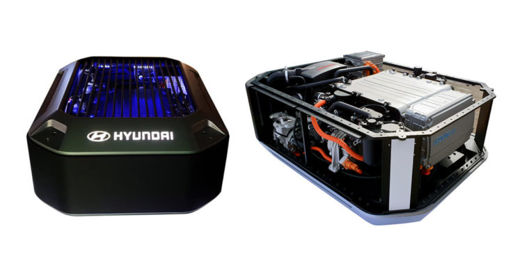 Hyundai Motor exports its first in-house hydrogen fuel system to Europe. / photo courtesy of Hyundai Motor