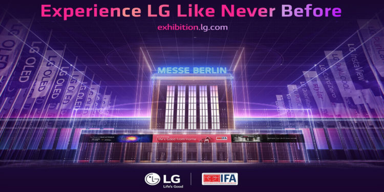 LG Electronics opens its first 3D Virtual Exhibition hall for IFA 2020, sharing its vision with the theme “Experience LG Like Never before.” / photo courtesy of LG Electronics