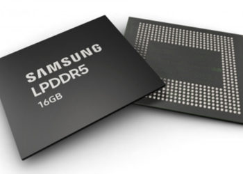 Samsung Electronics began mass production of the first 16-gigabyte (Gb) LPDDR5 mobile DRAM chip at its second production line in Pyeongtaek, South Korea. / photo courtesy of Samsung Electronics