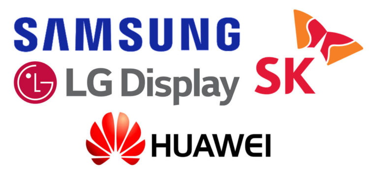 Samsung Electronics, SK Hynix, LG Display are anticipated to discontinue providing memory chips and displays to Huawei following hardened U.S. sanctions.