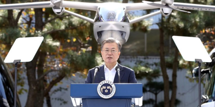 President Moon at Hyundai's Ulsan Plant