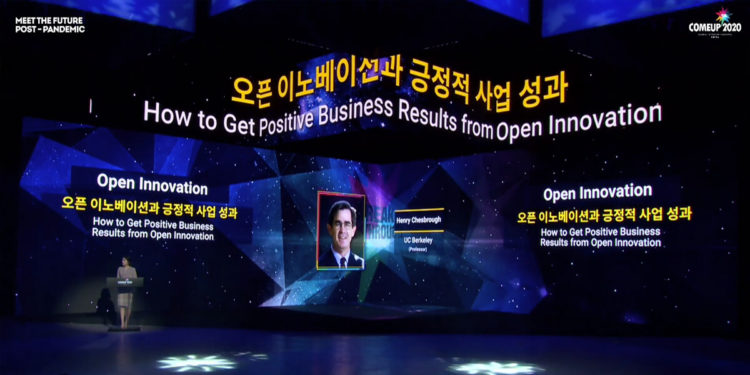 Henry Chesbrough talks about How to Get Positive business Results from Open Innovation at COMEUP 2020.