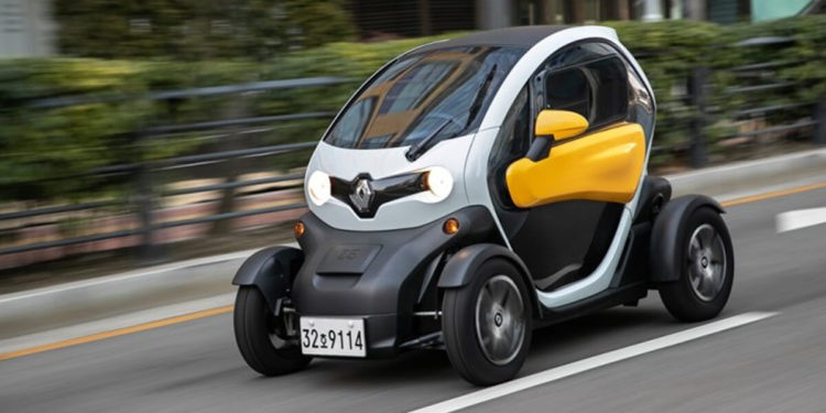 Renault Samsung's electric vehicle Twizy