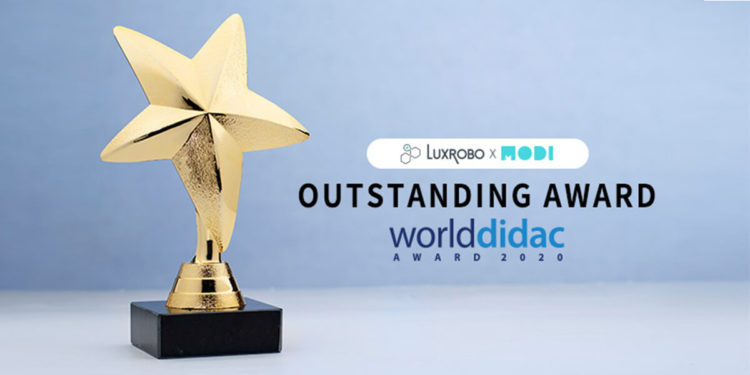 Edtech startup LUXROBO receives the Worlddidac Outstanding Award 2020 for its modular robotics coding education kit named "MODI."