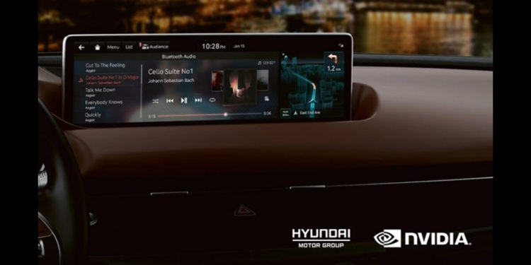 Hyundai Motor would use Nvidia's technology in its in-vehicle infotainment system to create a connected car platform starting in 2022.