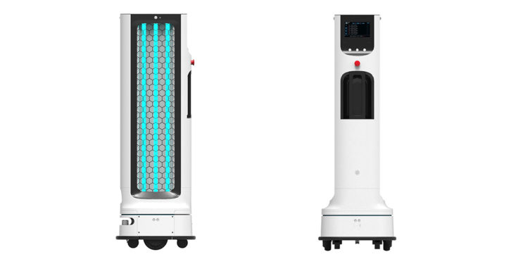 LG Electronics develops an autonomous robot that utilizes ultraviolet light C (UV-C) for disinfecting frequently touched and visited places