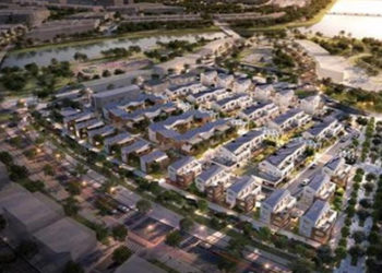 A render of residential complex Busan Eco Delta Smart Village. / photo courtesy of K-Water