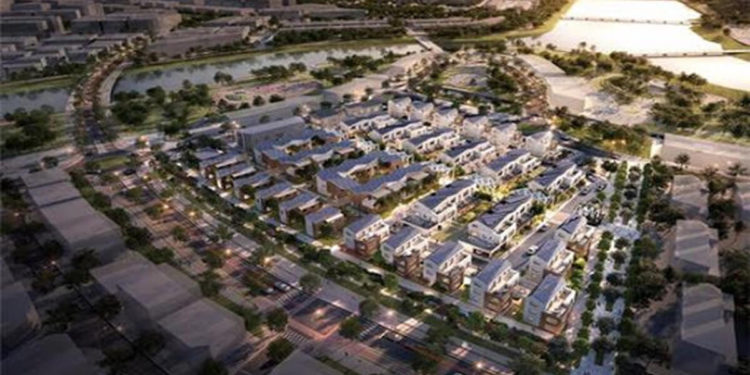 A render of residential complex Busan Eco Delta Smart Village. / photo courtesy of K-Water