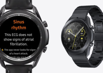 Samsung Galaxy Watch3 Titanium smartwatch. / photo courtesy of Samsung Electronics