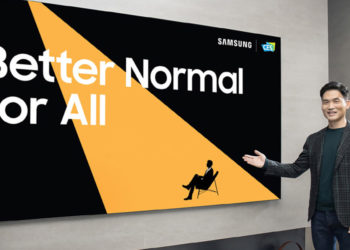 President and Head of Samsung Research presenting at the Samsung Press Conference under the the theme "Better Normal For All" during the CES 2021 event. /photo courtesy of Samsung Electronics