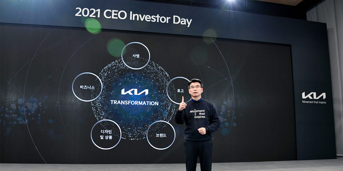 Ho Sung Song, President and CEO of Kia Corporation shares ‘Plan S,’ involving advancing EV transition, strengthening PBV businesses, and expanding mobility services, at the 2021 CEO Investor Day.