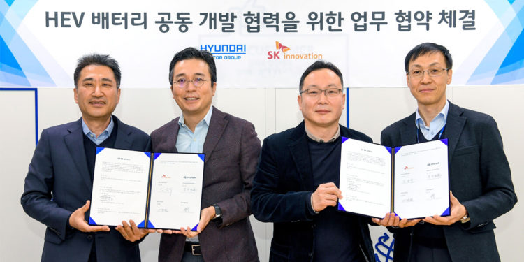 Hyundai Kia SK Innovation to develop hybrid EV battery