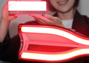 LG Innotek developed the Nexlide-E, a high-performance automotive lighting module, to provide better safety and expand its presence in the global markets. / photo courtesy of LG Innotek