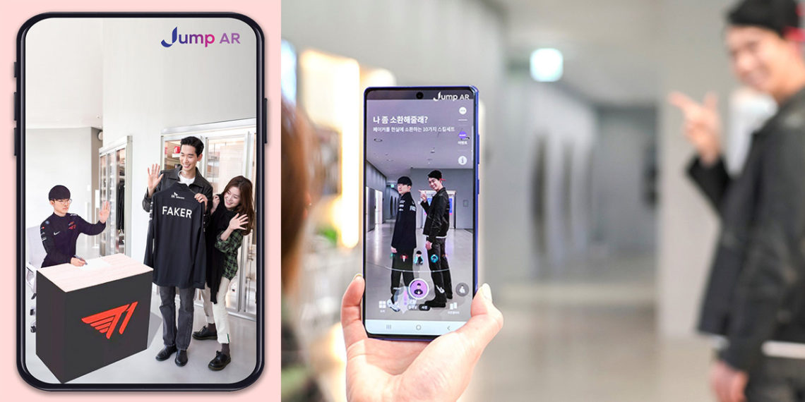 SK Telecom launches its Jump AR mobile app to the US, becoming the first South Korean-operated augmented reality service in the US Google Play Store. / photo courtesy of SK Telecom