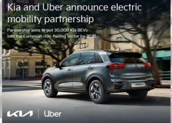 Kia formed an electric mobility partnership with Uber to accelerate Europe’s BEV adoption, offering educational campaigns and test drives to Uber drivers. / photo courtesy of Kia Corporation