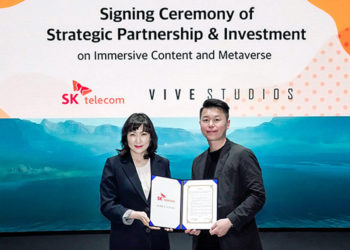SK Telecom joins ViveStudios, a virtual reality content production company, as part of its goal to lead the fast-growing domestic metaverse ecosystem.