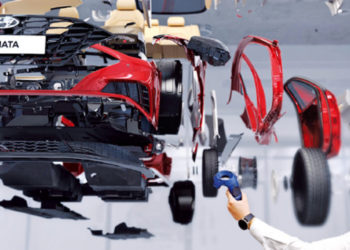 Hyundai would apply digital twin, a physical world-simulating technology, in vehicular designing stages, reducing energy consumption significantly. / photo courtesy of Hyundai Motor