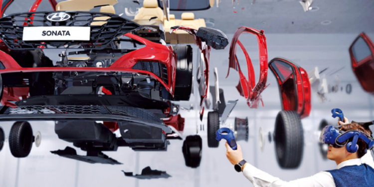 Hyundai would apply digital twin, a physical world-simulating technology, in vehicular designing stages, reducing energy consumption significantly. / photo courtesy of Hyundai Motor