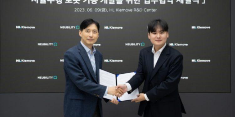 HL Clemove Partners with Neubility to Develop Autonomous Robot Technology