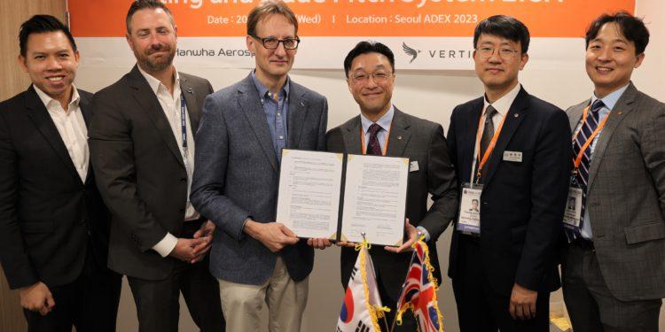 Hanwha Aerospace Signes a Supply Contract Worth KRW 235.6 Billion with Vertical Aerospace, a British UAM Developer