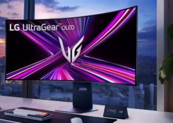 LG Unveils World’s First Bendable 5K2K OLED Gaming Monitor at CES 2025