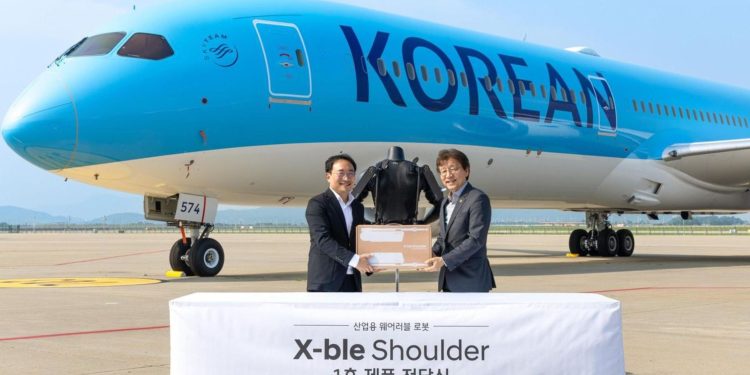 Hyundai-Kia’s Wearable Robot Makes Industrial Debut with Korean Air