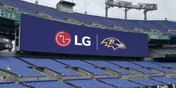 LG Electronics to Transform Fan Experience at Baltimore Ravens’ M&T Bank Stadium